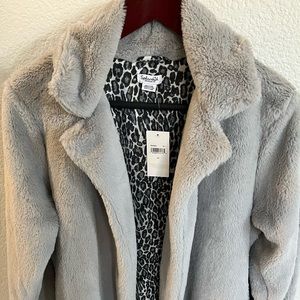 Splendid gray, plush, XS jacket